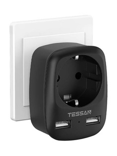 Сетевой фильтр Tessan TS-611-DE 1 Socket Black