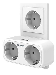 Сетевой фильтр Tessan TS-321-DE 2 Sockets White