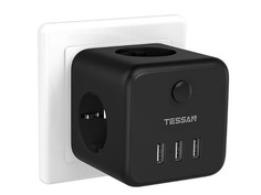 Сетевой фильтр Tessan TS-301-DE 3 Sockets Black