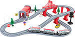 Железная дорога Givito G201-010 игрушка Мой город 80 предметов