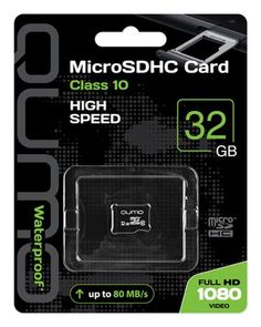 Карта памяти 32GB Qumo QM32GMICSDHC10NA microSDHC Class 10 без адаптера