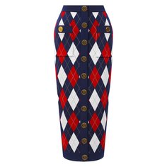 Юбка из вискозы Balmain