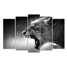 Картина модульная, 125х80 см, 5 модулей, X-503H