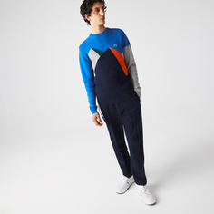 Мужской шерстяной свитер Lacoste с круглым вырезом