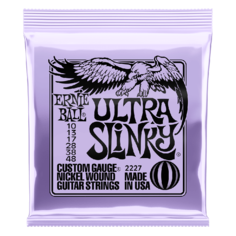 2227 Ultra Slinky Nickelwound Electric Guitar Strings 10 - 48 Gauge Ernie Ball