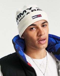 Шапка-бини светлого цвета AAPE By A Bathing Ape x Tommy Hilfiger-Белый