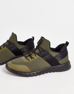 Кроссовки для бега с трикотажным верхом цвета хаки Aldo-Зеленый цвет