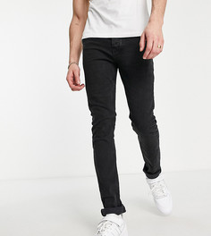 Узкие джинсы выбеленного черного цвета French Connection Tall-Черный