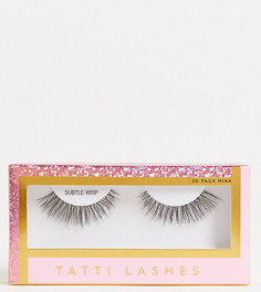 Эксклюзивные накладные тонкие ресницы Tatti Lashes X ASOS Exclusive Subtle Wispy-Бесцветный