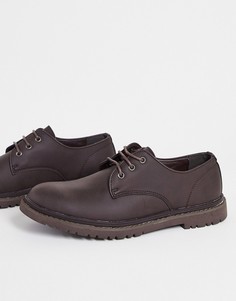Коричневые ботинки на шнуровке Schuh Perry-Коричневый цвет