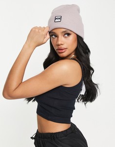 Сиреневая шапка-бини с отворотом Helly Hansen Ubran-Фиолетовый цвет