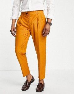 Свободные брюки-морковки Gianni Feraud-Коричневый цвет