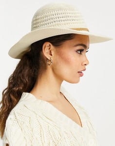 Складывающаяся шляпа с широкими полями светло-бежевого цвета Accessorize-Светло-бежевый цвет