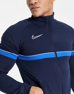 Темно-синяя олимпийка Nike Football Academy Dri-FIT-Темно-синий