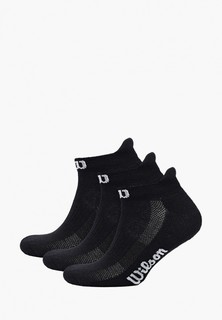 Носки 3 пары Wilson Носки W NO SHOW SOCK 3PR/PK Bk OSFA
