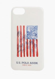 Чехол для iPhone U.S. Polo Assn. 8 / SE 2020, PC/TPU American Flag White