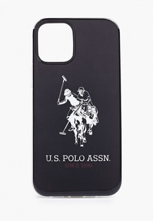 Чехол для iPhone U.S. Polo Assn. 12 mini (5.4), horse Black