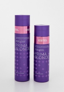 Набор для ухода за волосами Estel PRIMA BLONDE, для холодных оттенков блонд "Мне фиолетово", 200 мл, 250 мл