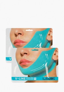 Набор масок для лица L.Sanic Маска-бандаж для коррекции овала лица с охлаждающим эффектом - 2 шт.