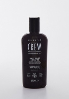 Шампунь American Crew для седых волос, daily silver shampoo, 250 мл