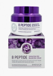 Крем для лица Enough 8 Peptide Sensation Pro Balancing Cream восстанавливающий с пептидами, 50 мл