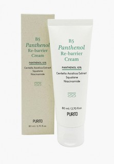 Крем для лица Purito B5 Panthenol Re-barrier Cream с пантенолом восстанавливающий, 80 мл