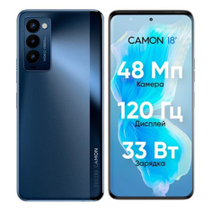 Смартфон TECNO Camon 18P 8/128Gb, темно-серый