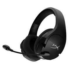 Гарнитура игровая HYPERX Cloud Stinger Core 7.1, для ПК и игровых консолей, мониторные, радио, черный [4p4f0aa]
