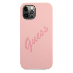 Чехол (клип-кейс) Guess, для Apple iPhone 11 Pro, розовый [guhcp12mlsvspi] Noname