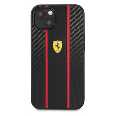 Чехол (клип-кейс) Ferrari, для Apple iPhone 13, черный [fesnmhcp13mbk] Noname