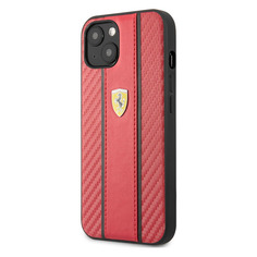 Чехол (клип-кейс) Ferrari, для Apple iPhone 13, красный [fesnmhcp13mre] Noname