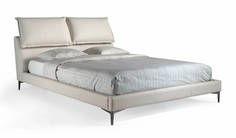 Кровать briz (angel cerda) серый 177x108x237 см.
