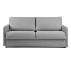 Диван-кровать komoon 160 visco матрас светло-серый (la forma) серый 202x92x95 см.