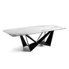 Стол обеденный negro (angel cerda) серый 260x75x120 см.