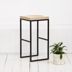 Барный табурет fullmoon в натуральном цвете березы (archpole) бежевый 37.0x67.0x37.0 см.