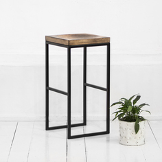 Барный табурет fullmoon в цвете жженой березы (archpole) коричневый 37x67.0x37 см.