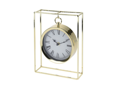 Часы настольные golden time подвесные (ogogo) золотой 18x25x5 см.