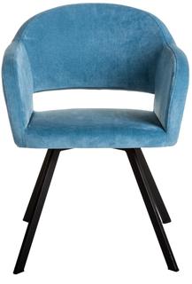 Кресло oscar (r-home) голубой 60x77x59 см.