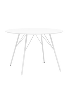 Стол обеденный мемфис d110 (stoolgroup) белый 110x75x110 см.