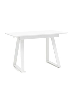 Стол обеденный детройт раскладной 120-160*80 (stoolgroup) белый 160x76x80 см.