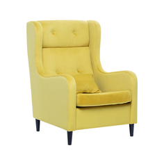 Кресло галант (leset) желтый 70x102x86 см. Milli