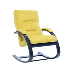 Кресло-качалка милано (leset) желтый 68x100x80 см. Milli