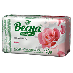 ВЕСНА Крем-мыло туалетное твердое роза