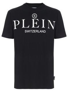 Футболка хлопковая с принтом Philipp Plein