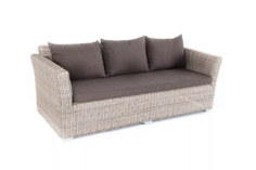 Диван из искусственного ротанга Капучино Бежевый 4sis