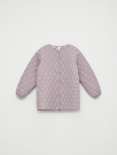 Стеганая куртка для девочек (фиолетовый, 134) Sela
