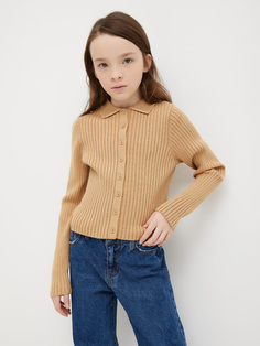 Кардиган с отложным воротником для девочек Sela