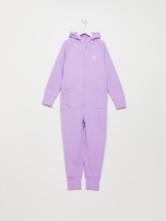 Трикотажный комбинезон для девочек (сиреневый, 134/ 9-10 YEARS) Sela