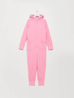Трикотажный комбинезон для девочек (розовый, 146) Sela