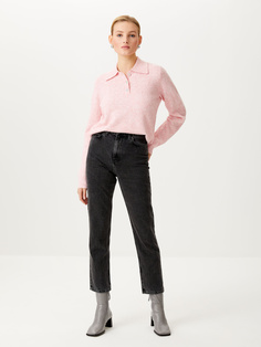 Укороченные джинсы Mom fit (серый, XS) Sela